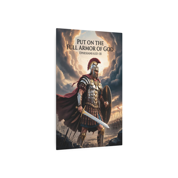 "Armor of God" - Spiritual Warrior Metal Wall Art