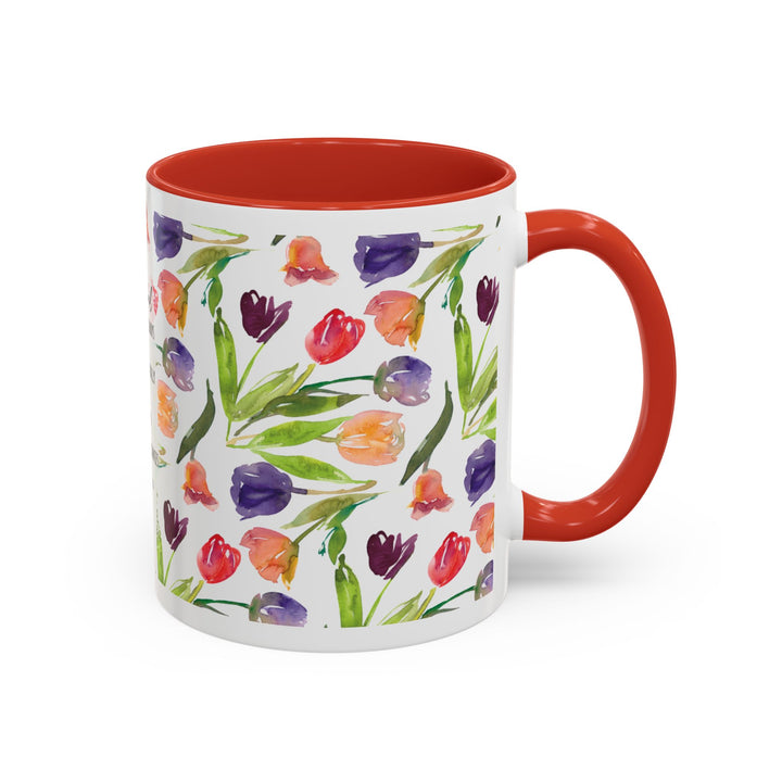 Be Joyful Always – Watercolor Tulip Scripture Mug