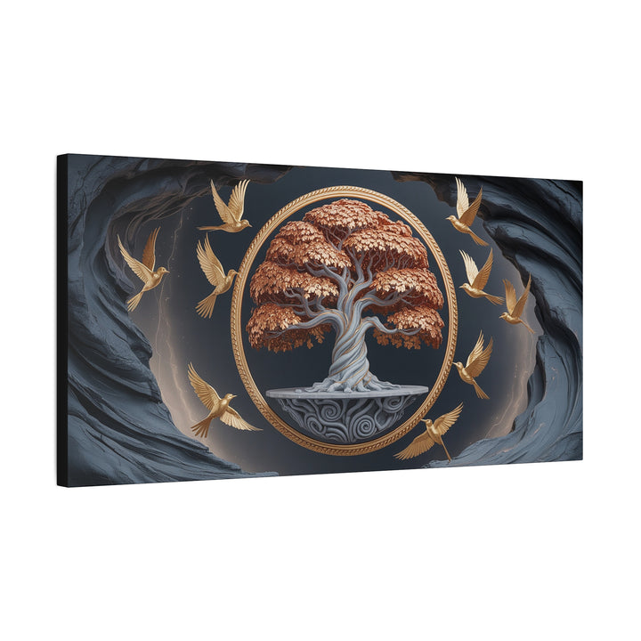 Tree of Life – Eternal Roots, Divine Light | Fine Art Canvas Print