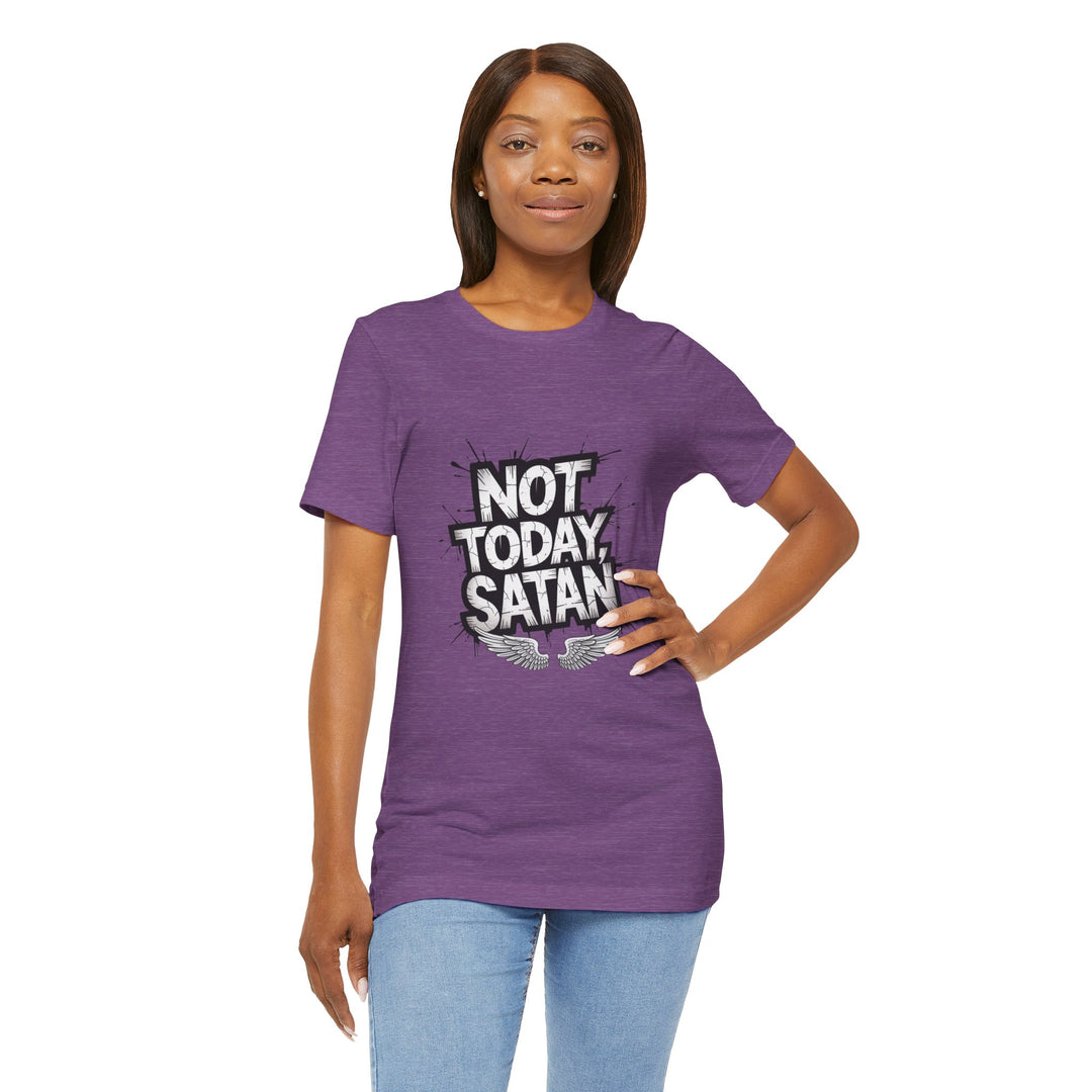 Not Today, Satan – Bold Christian Spiritual Warfare Shirt