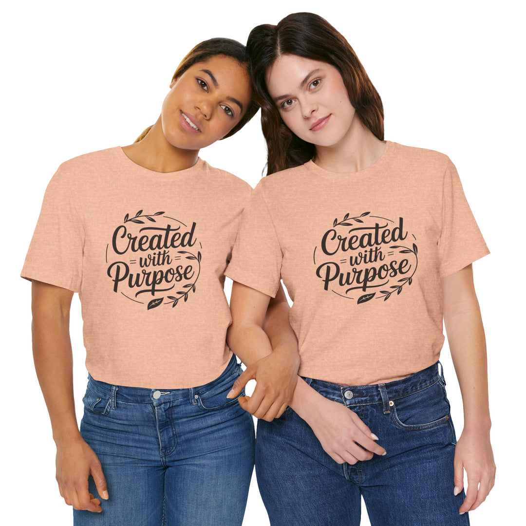 Created with Purpose – Inspirational Christian Identity Shirt