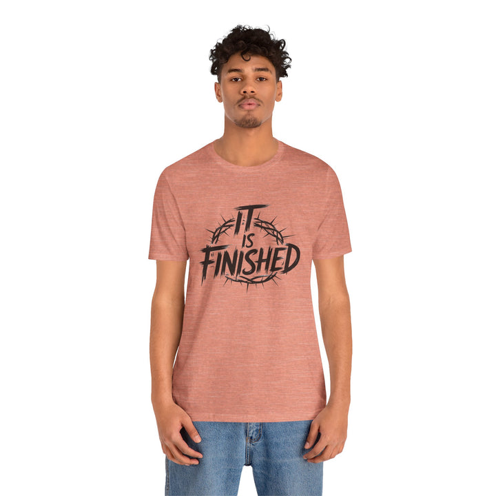 It Is Finished – Bold Christian Redemption Shirt (John 19:30)