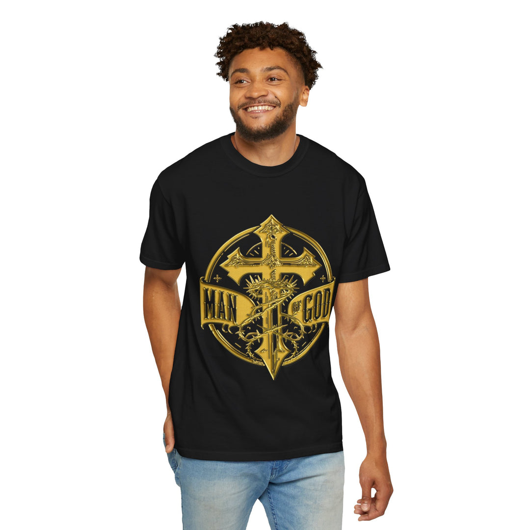 Warrior Spirit T-shirt - Royal Identity Gold Crest Design