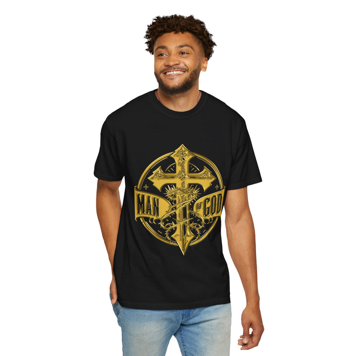 Warrior Spirit T-shirt - Royal Identity Gold Crest Design