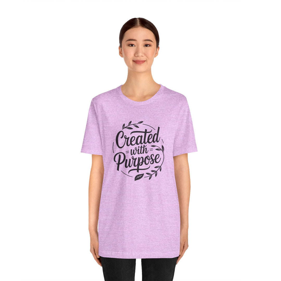 Created with Purpose – Inspirational Christian Identity Shirt