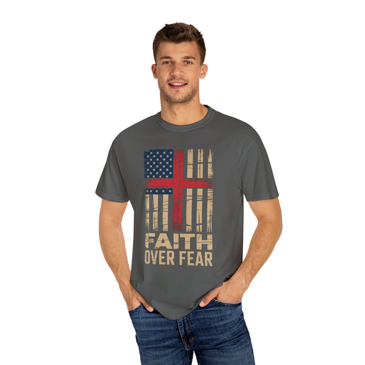 Faith Over Fear Patriotic T-shirt