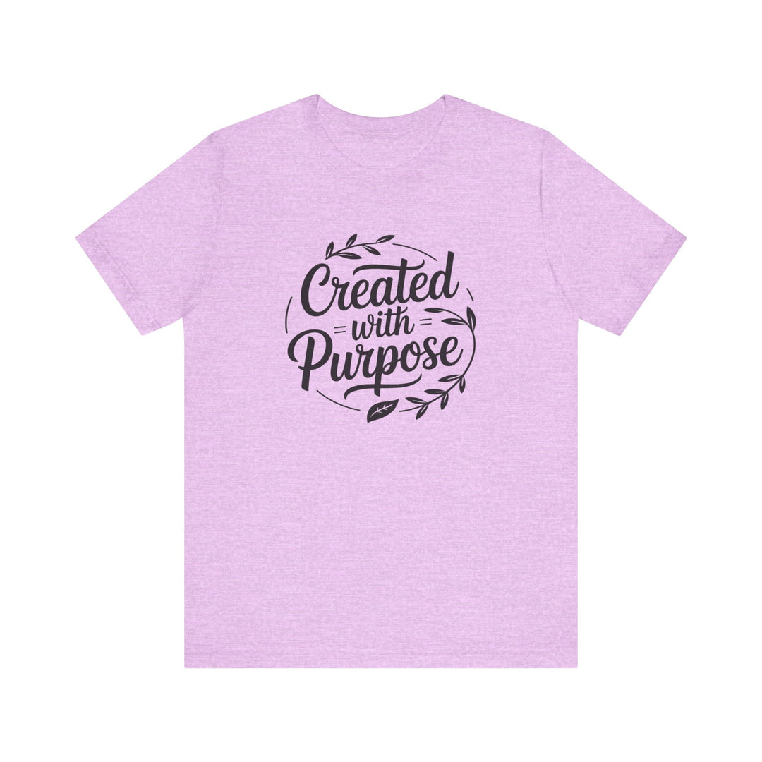 Created with Purpose – Inspirational Christian Identity Shirt