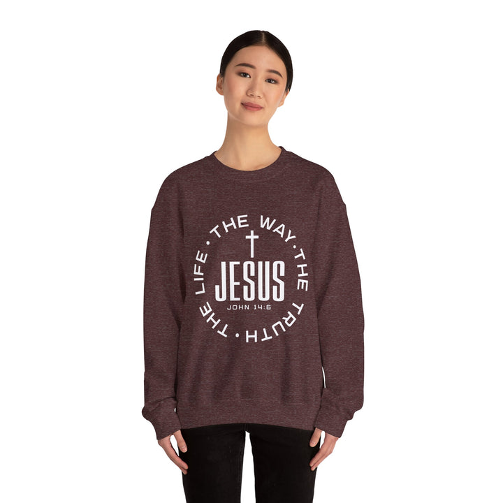 Jesus The Way, The Truth, and The Life Sweatshirt