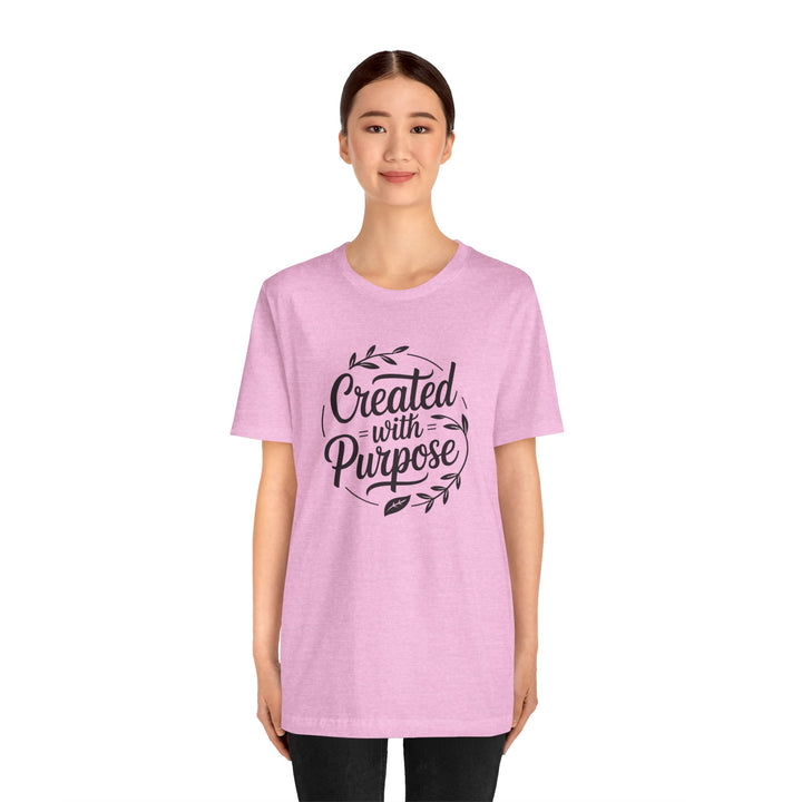 Created with Purpose – Inspirational Christian Identity Shirt