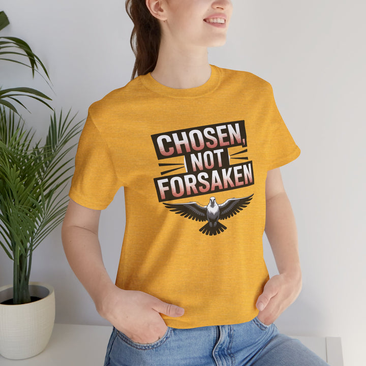 Chosen Not Forsaken Tee - Inspirational Unisex Jersey T-Shirt, Faith-Based Apparel, Motivational Gift, Casual Wear, Spiritual Fashion