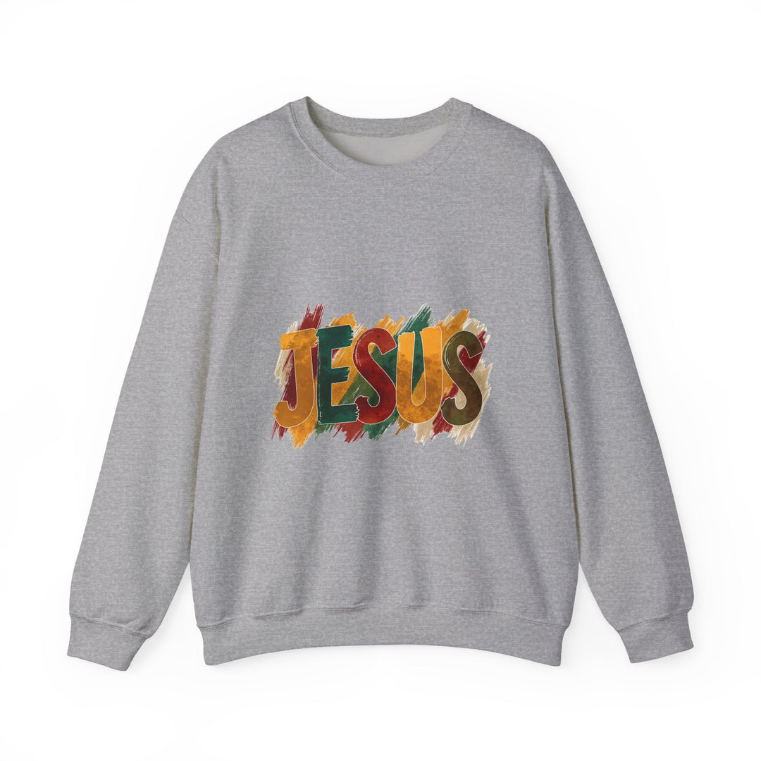 Faith-Inspired Crewneck Sweatshirt, Jesus Sweatshirt, Religious Apparel, Christian Gift, Spiritual Wear, Cozy Church Outfit