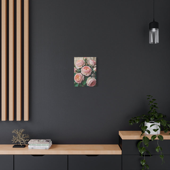 Canvas Wall Art - Grace in Bloom Vintage Style Roses