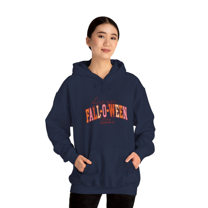 Fall-O-Ween Hoodie Sweatshirt - Matthew 4:19 Retro Style Design