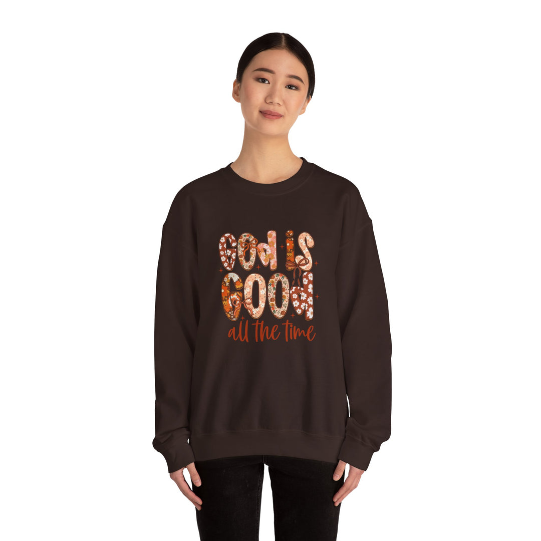 God Is Good Sweatshirt, Inspirational Crewneck, Cozy Fall Fashion, Unisex Apparel, Perfect Gift for Christians