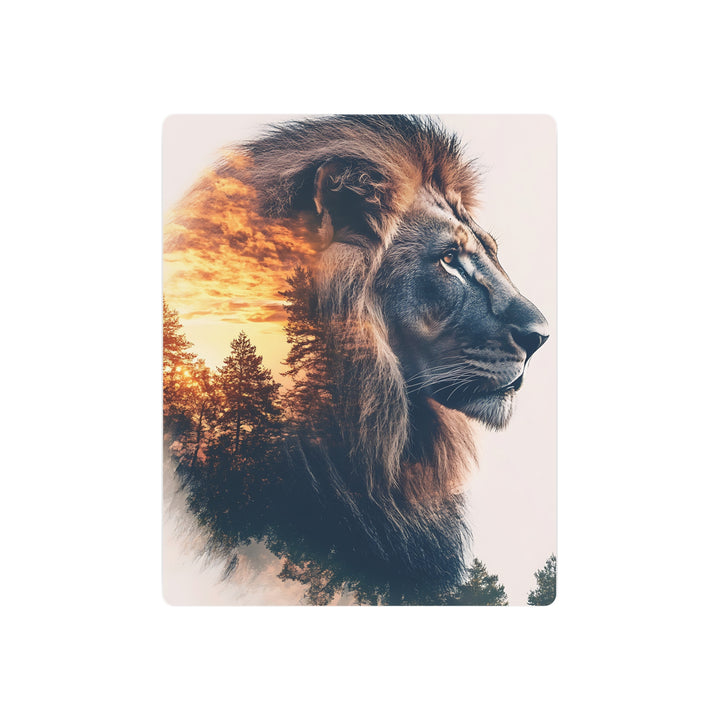 Majestic Lion Metal Art Sign - Nature-Inspired Home Decor