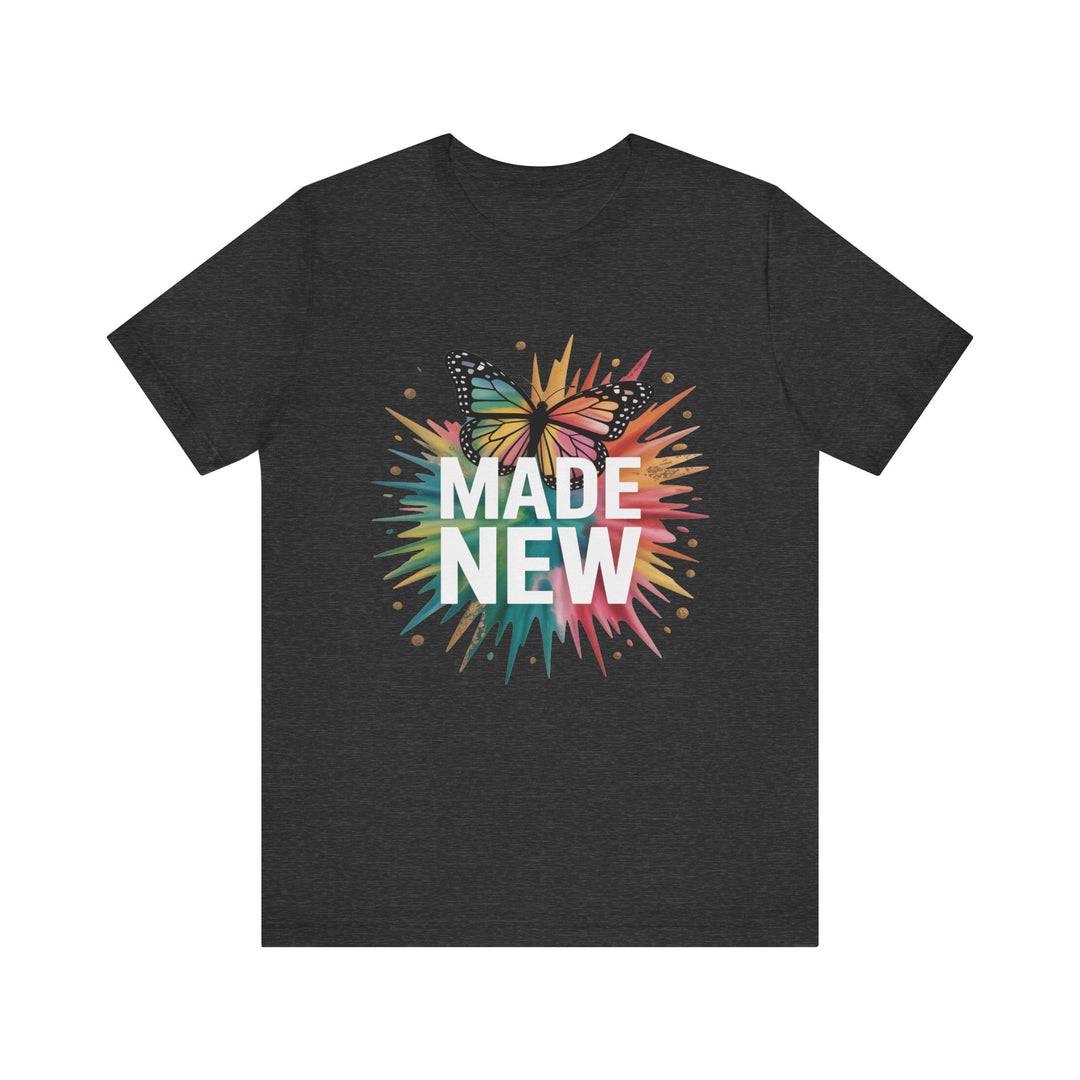 Made New – Christian Butterfly Transformation Shirt (2 Corinthians 5:17)