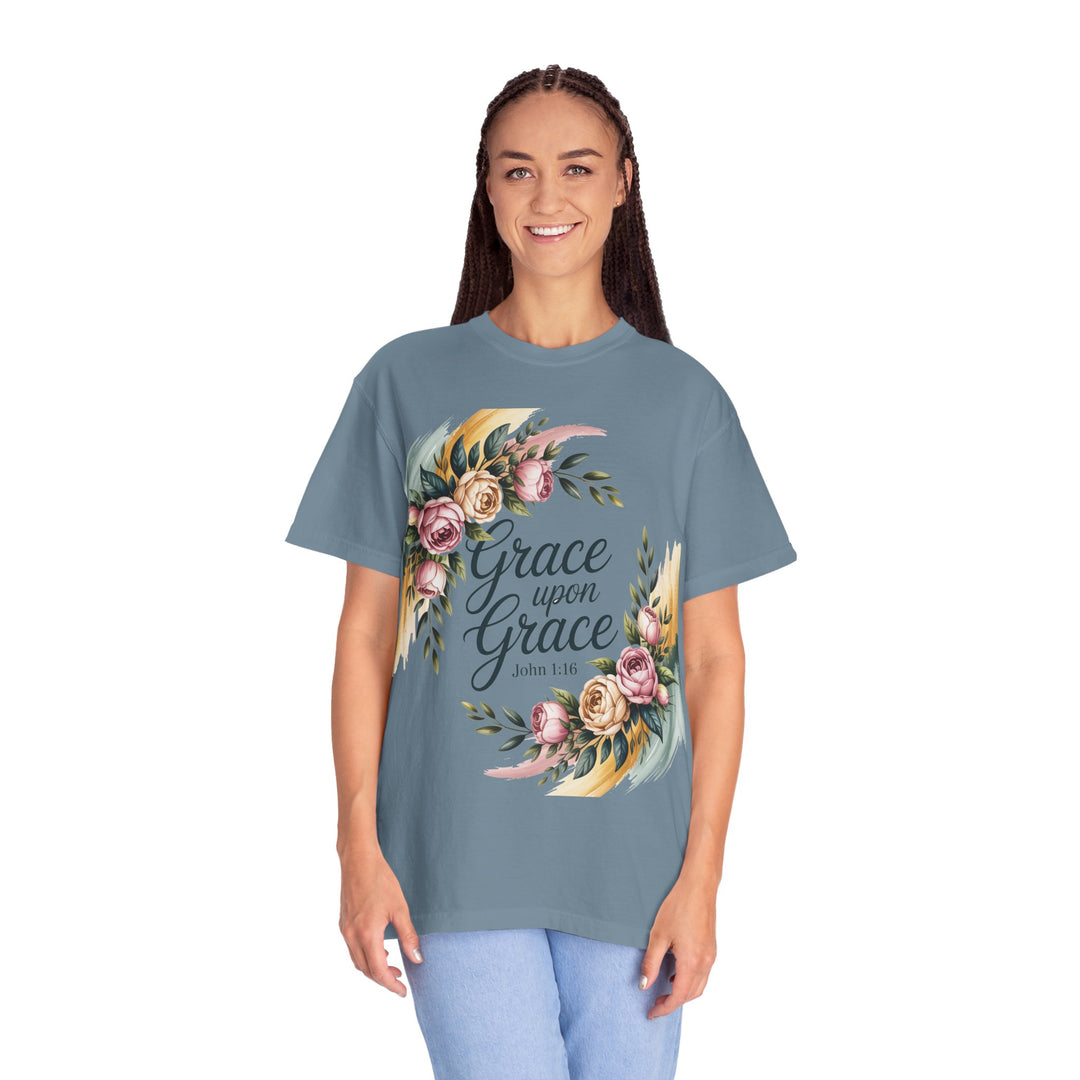Grace Upon Grace Unisex T-shirt - John 1:16 Christian Gift for Women