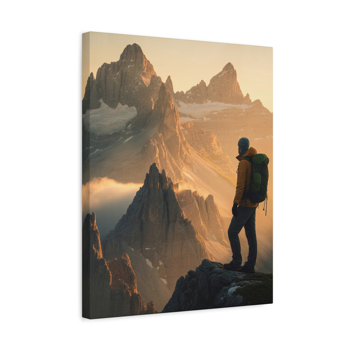 Take Heart – John 16:33 | Christian Mountain Wall Art for Courage and Strength