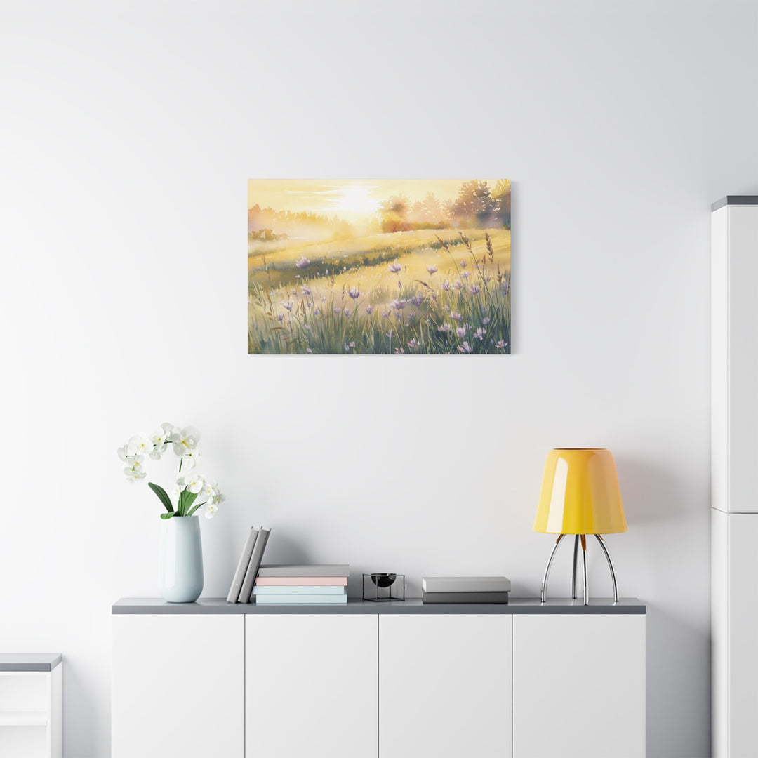 Steadfast Love – Christian Sunrise Canvas Wall Art | Lamentations 3:22 Inspired Print