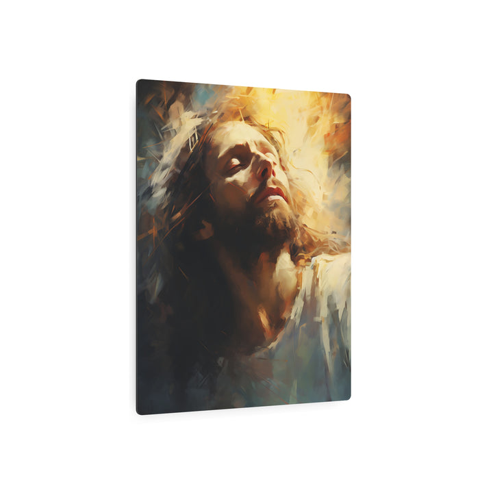 Inspirational Metal Art Sign – Divine Serenity Wall Decor