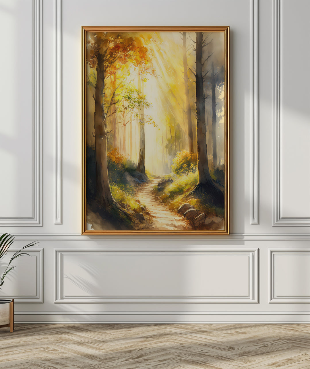 Near to the Brokenhearted – Watercolor Landscape Print Inspired by Psalm 34
