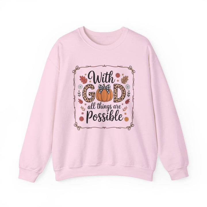 Fall-Inspired Faith Crewneck Sweatshirt - Cozy Gift, Autumn Vibes, Motivational Wear, Everyday Comfort, Religious Apparel
