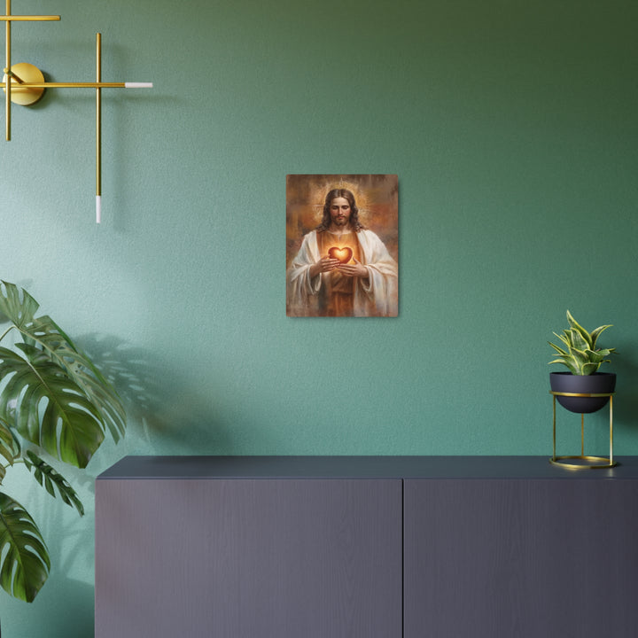Sacred Heart of Jesus - Traditional Metal Wall Art