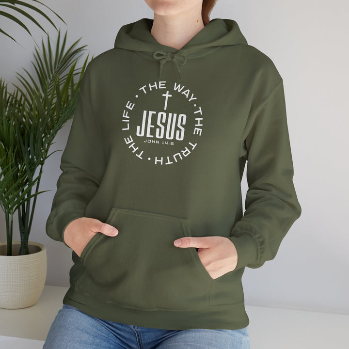 Jesus - The Way, The Truth, and The Life Hoodie