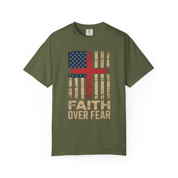 Faith Over Fear Patriotic T-shirt