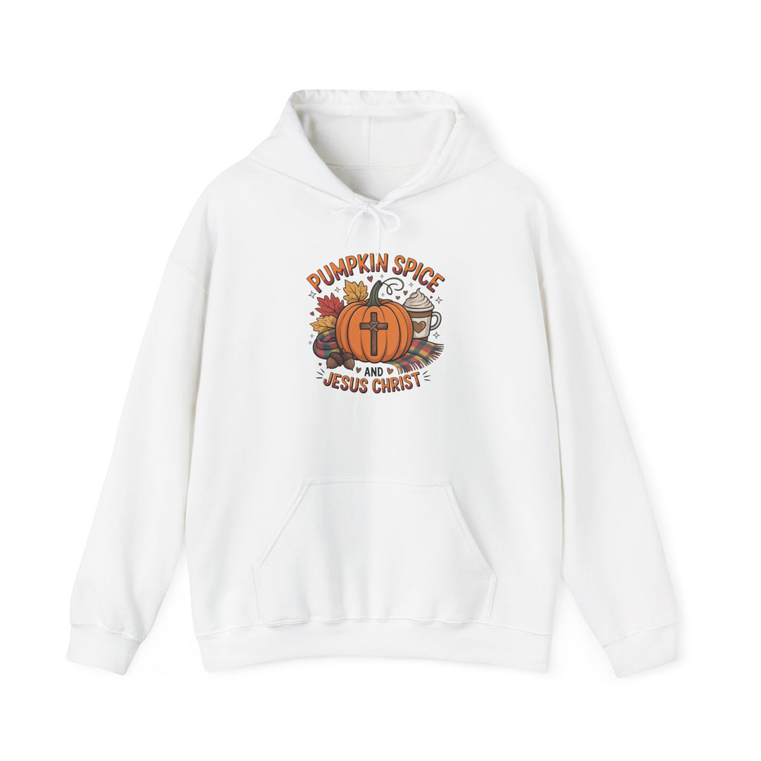 Fall Pumpkin Spice and Jesus Christ Hoodie Sweatshirt