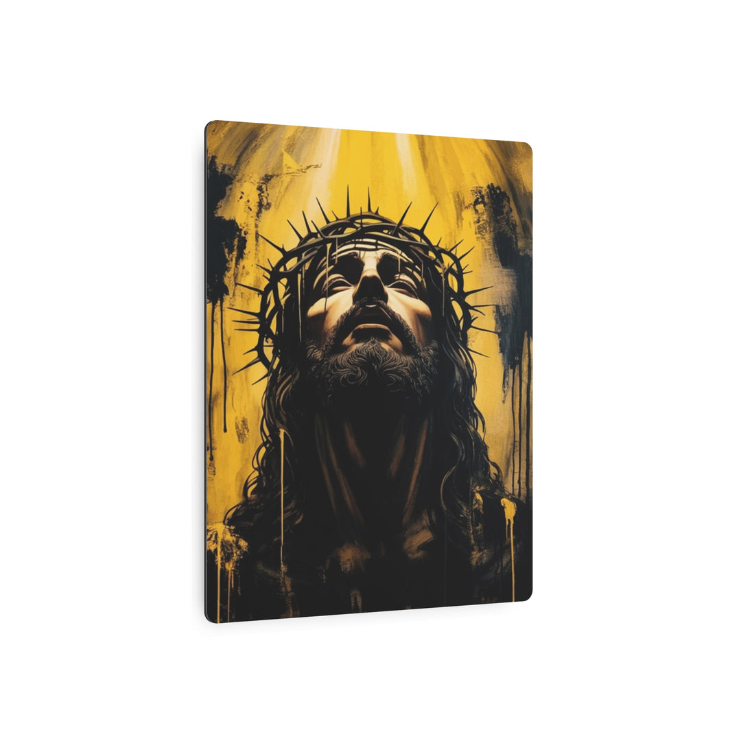 "Crown of Thorns - Crown of Glory" - Triumph Through Suffering Metal Wall Art