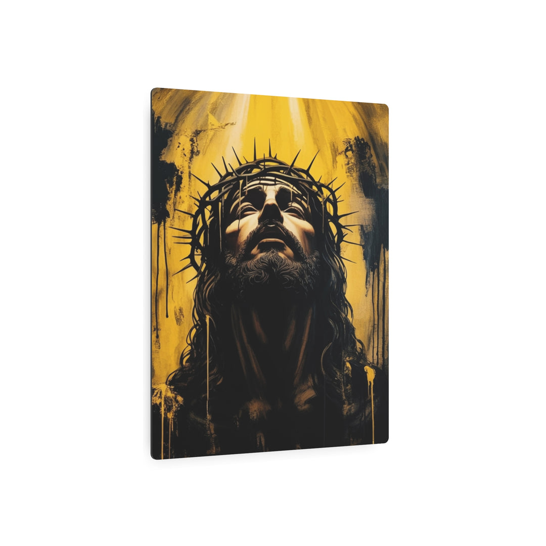 "Crown of Thorns - Crown of Glory" - Triumph Through Suffering Metal Wall Art