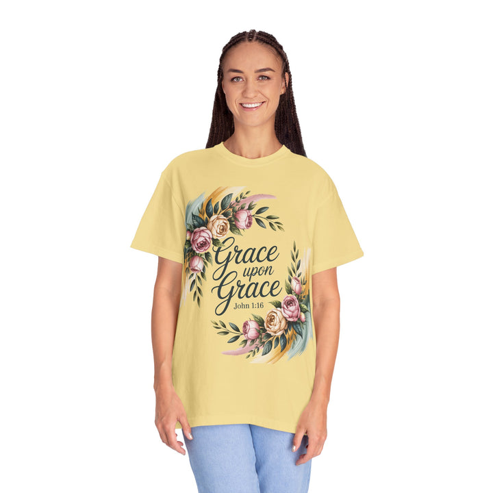 Grace Upon Grace Unisex T-shirt - John 1:16 Christian Gift for Women