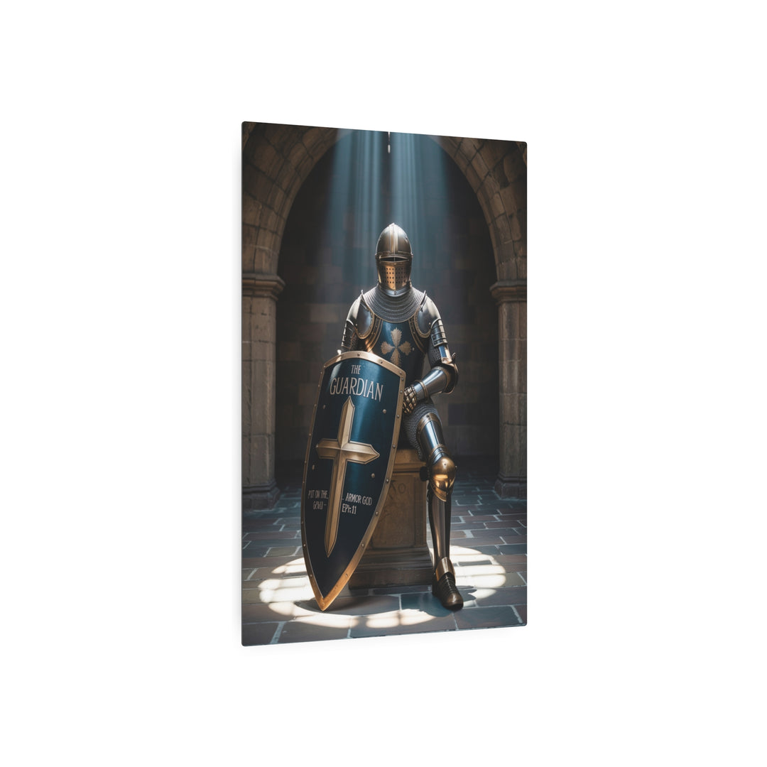 "Full Armor of God" - Guardian Father Warrior Metal Wall Art