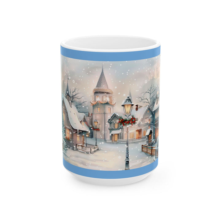 Winter Wonderland Ceramic Mug | Cozy Holiday Gift, Christmas Decor, Coffee Lover Mug, Festive Tea Cup, Snowy Scene