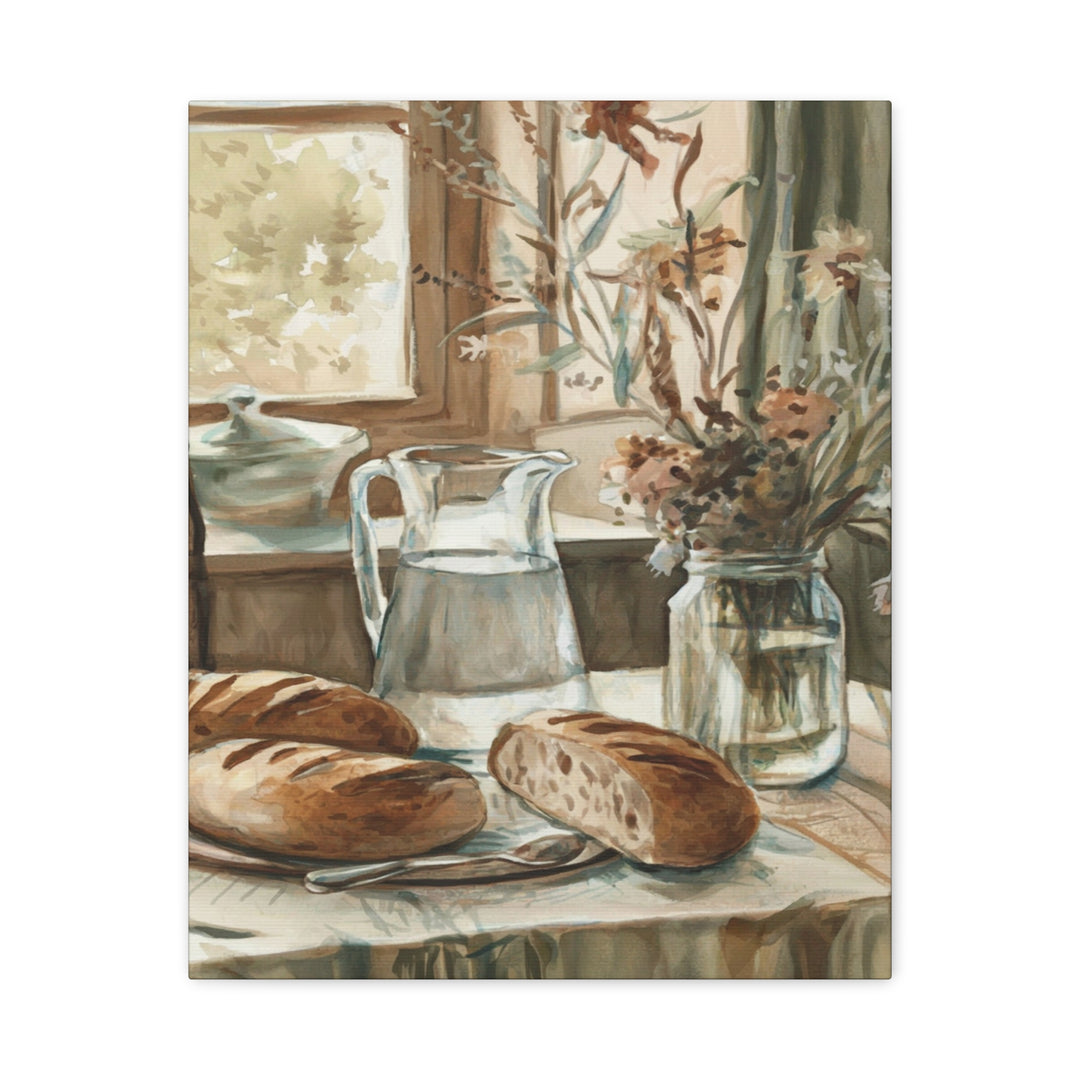 He Will Provide – Christian Kitchen Canvas Wall Art | Daily Bread Rustic Faith Decor