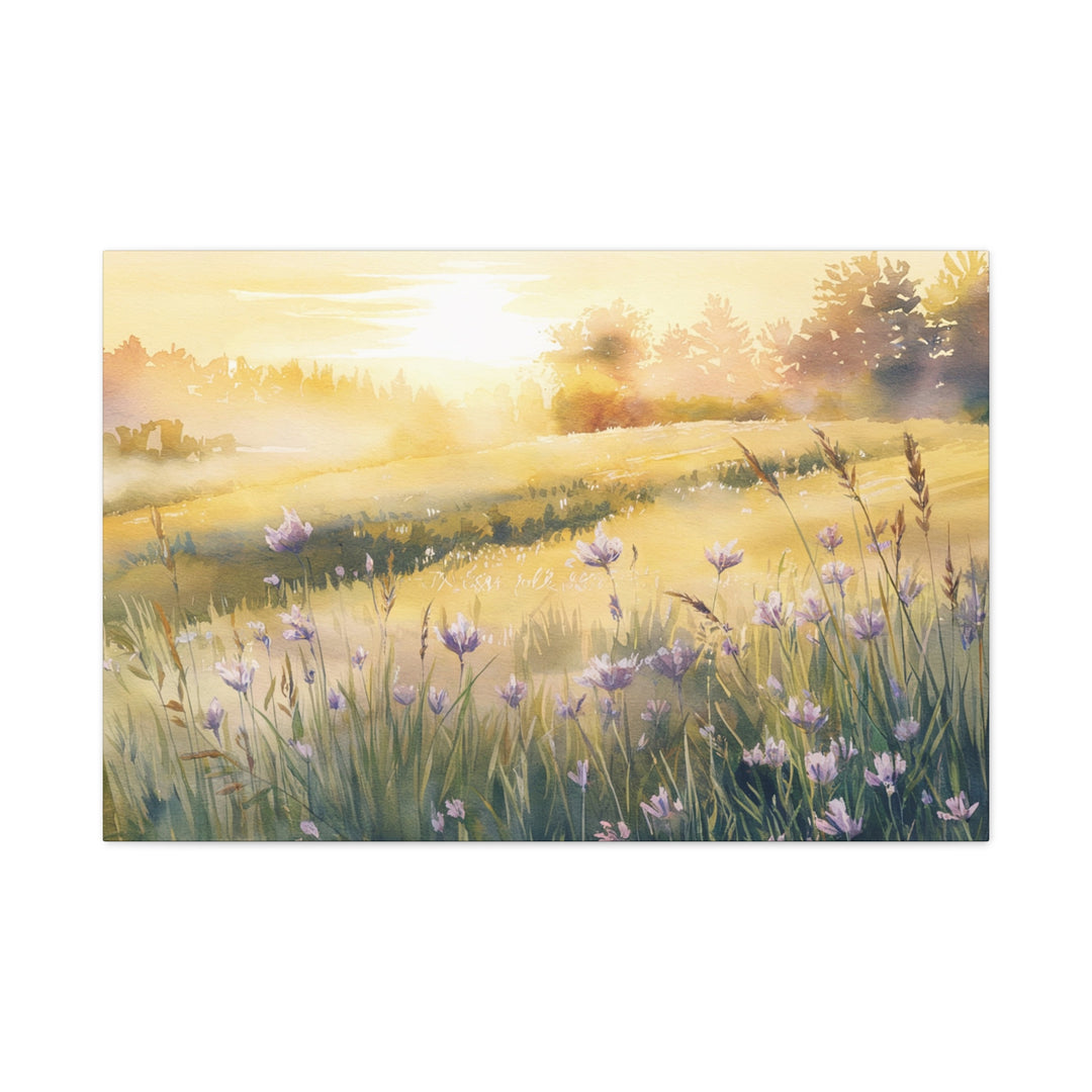 Steadfast Love – Christian Sunrise Canvas Wall Art | Lamentations 3:22 Inspired Print