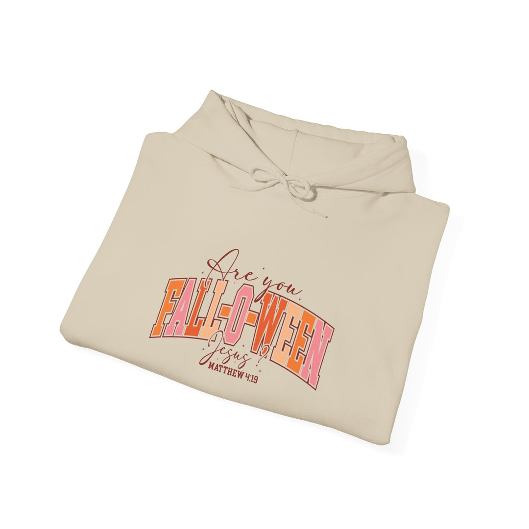 Fall-O-Ween Hoodie Sweatshirt - Matthew 4:19 Retro Style Design