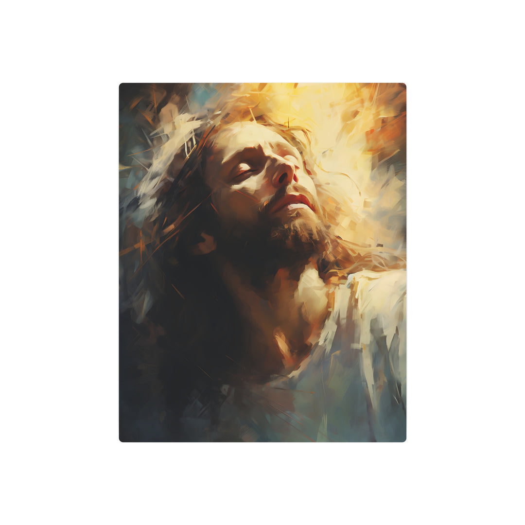 Inspirational Metal Art Sign – Divine Serenity Wall Decor