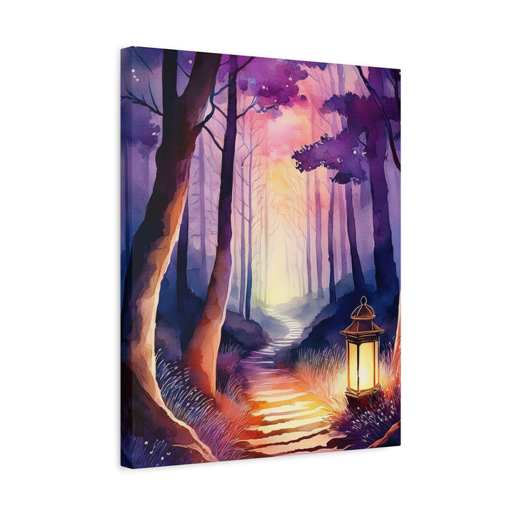 Canvas Print - Path of Light Lantern Twilight Psalm 119 Inspired