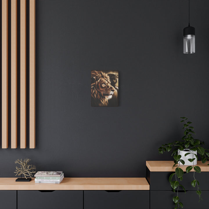 The Lion and the Lamb – Christian Canvas Wall Art | Bold Faith Decor Featuring Christ & Lion of Judah