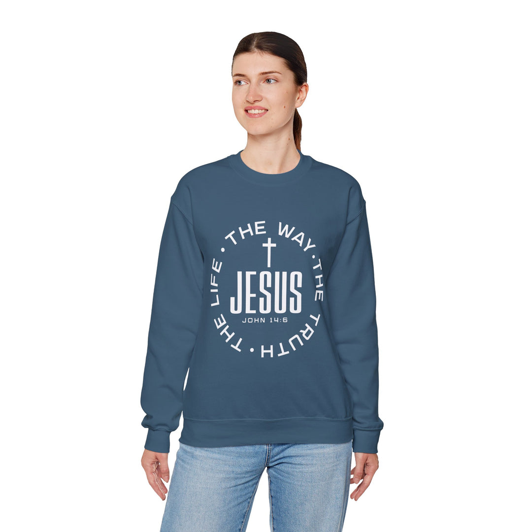 Jesus The Way, The Truth, and The Life Sweatshirt