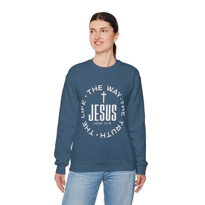 Jesus The Way, The Truth, and The Life Sweatshirt