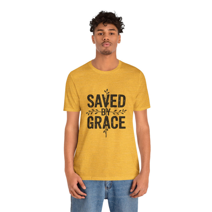 Saved by Grace – Vintage Christian Faith Shirt
