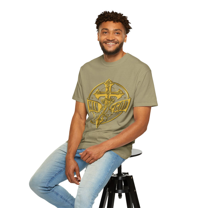 Warrior Spirit T-shirt - Royal Identity Gold Crest Design