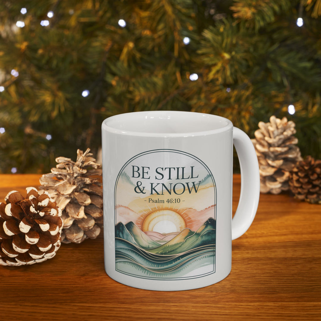 Be Still & Know – Psalm 46:10 Christian Mug