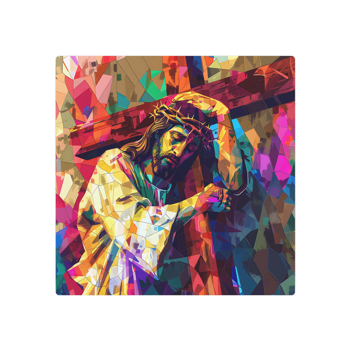 The Cross of Light – Jesus Metal Wall Art