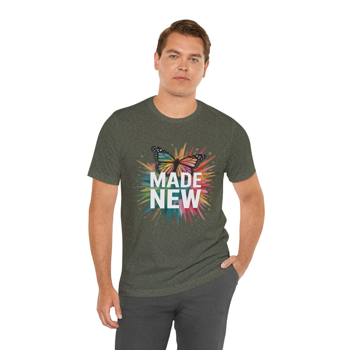 Made New – Christian Butterfly Transformation Shirt (2 Corinthians 5:17)