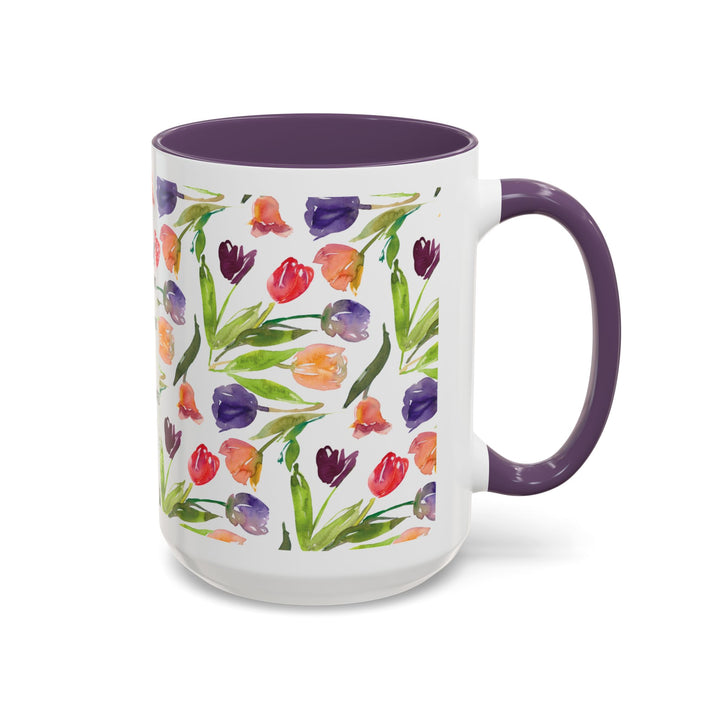 Be Joyful Always – Watercolor Tulip Scripture Mug