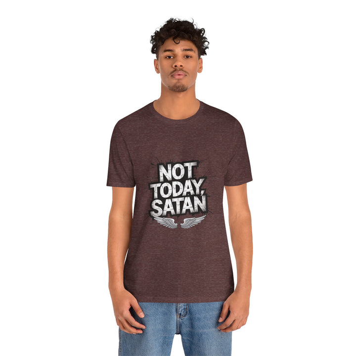 Not Today, Satan – Bold Christian Spiritual Warfare Shirt